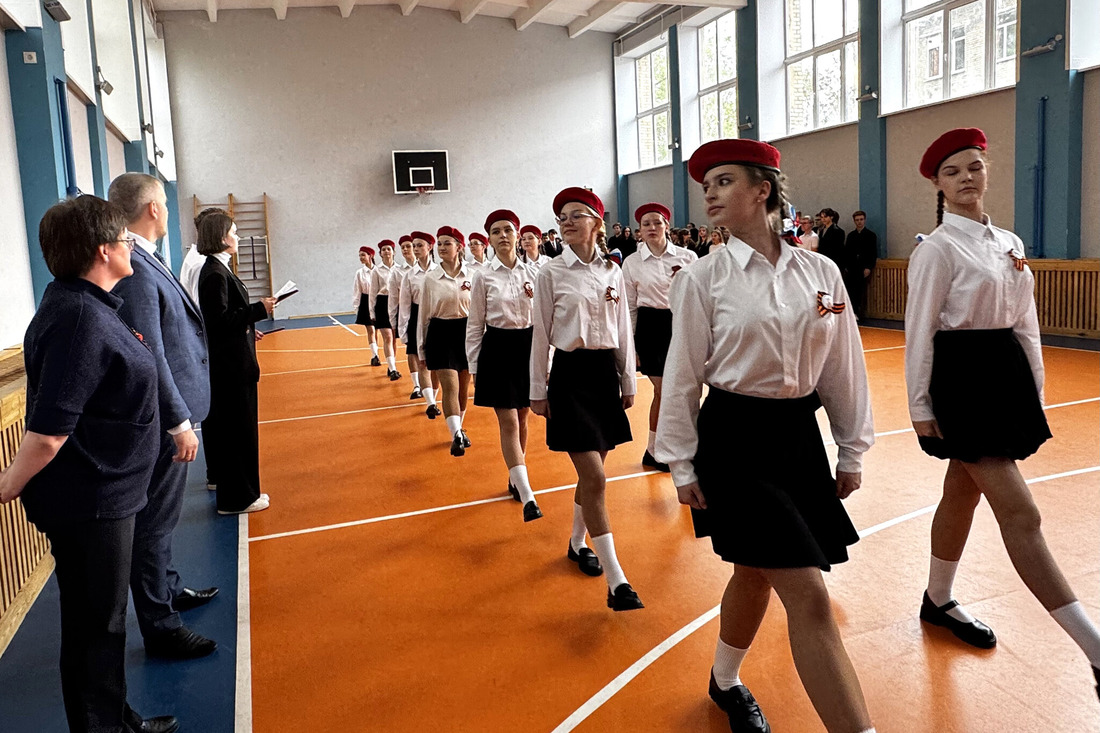 Показательное выступление лицеистов