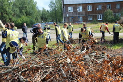 Субботник на Сосногорском ГПЗ 29.08.2014