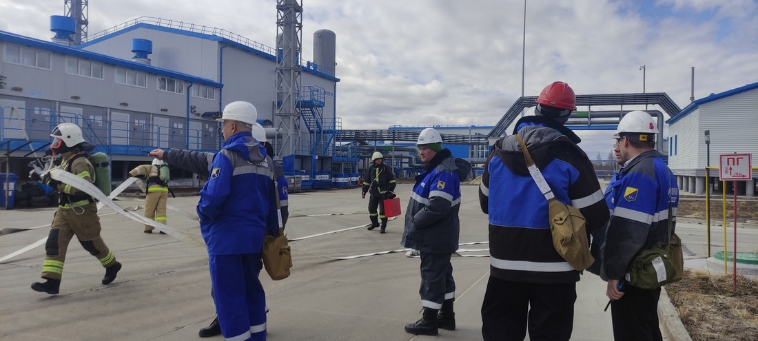 Комиссия "Газпром газнадзора" оценивает действия сотрудников завода