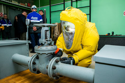 Практическая часть конкурса газоспасателей